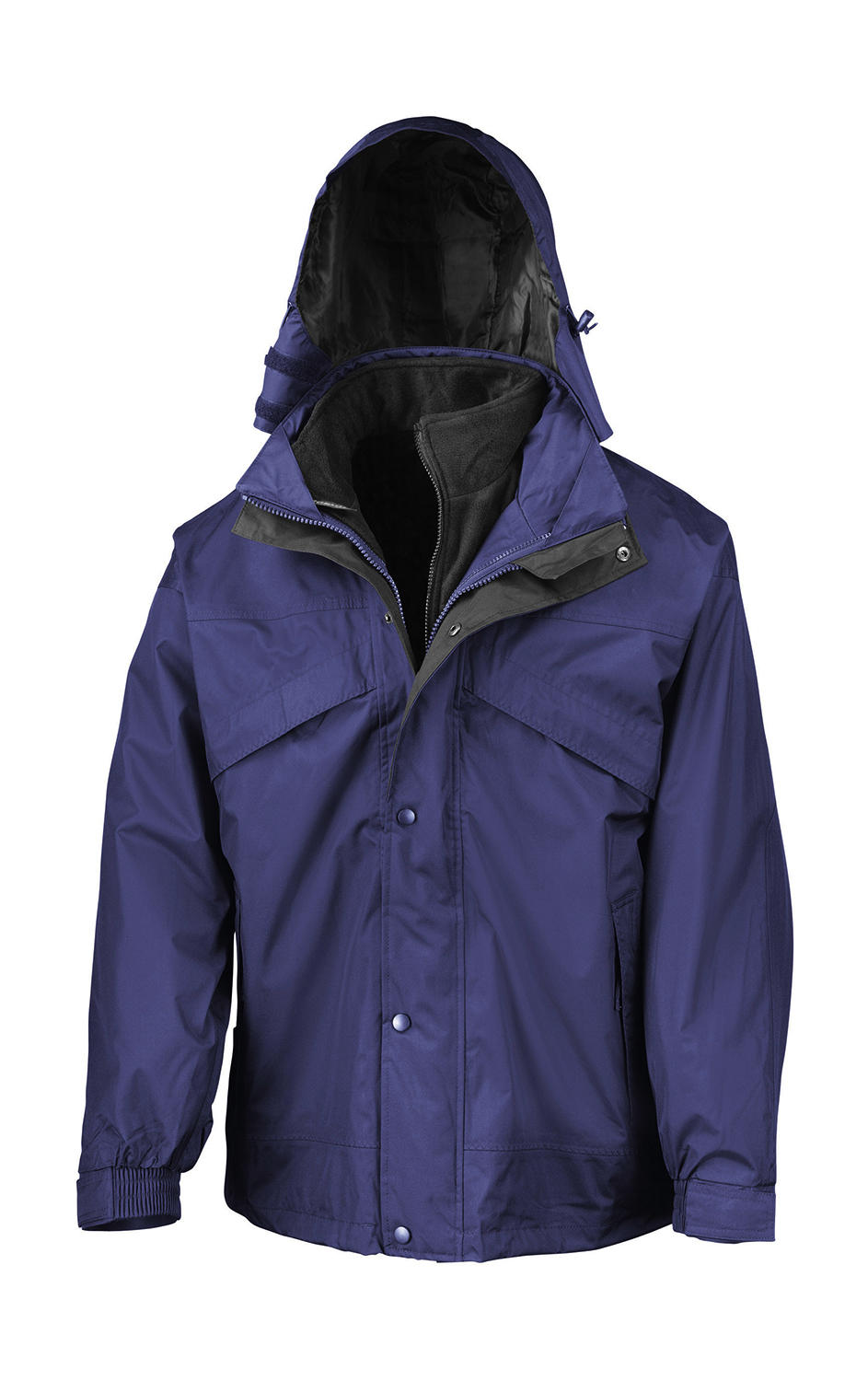  3-in-1 Jacket with Fleece in Farbe Royal
