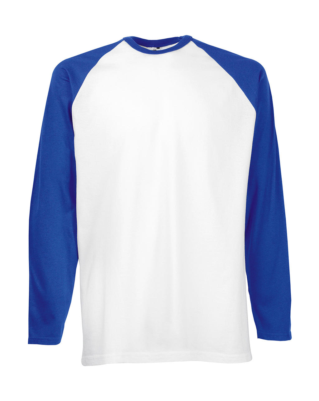  Valueweight Long Sleeve Baseball T in Farbe White/Royal