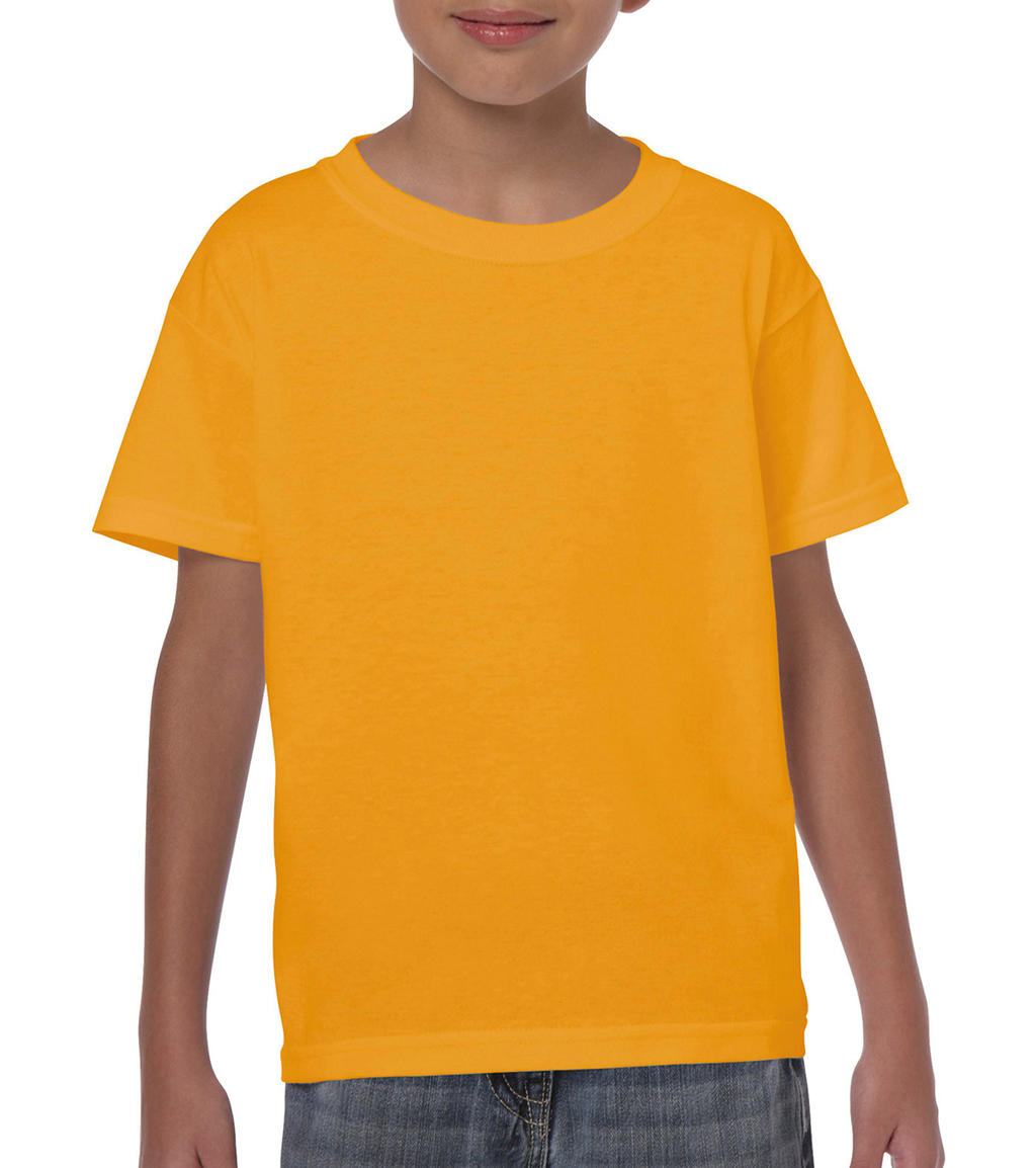  Heavy Cotton Youth T-Shirt in Farbe Gold