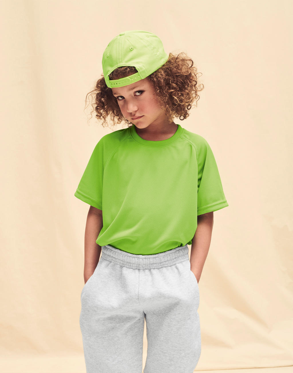  Kids Performance T in Farbe White
