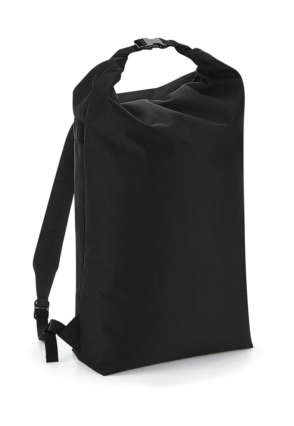  Icon Roll-Top Backpack in Farbe Black
