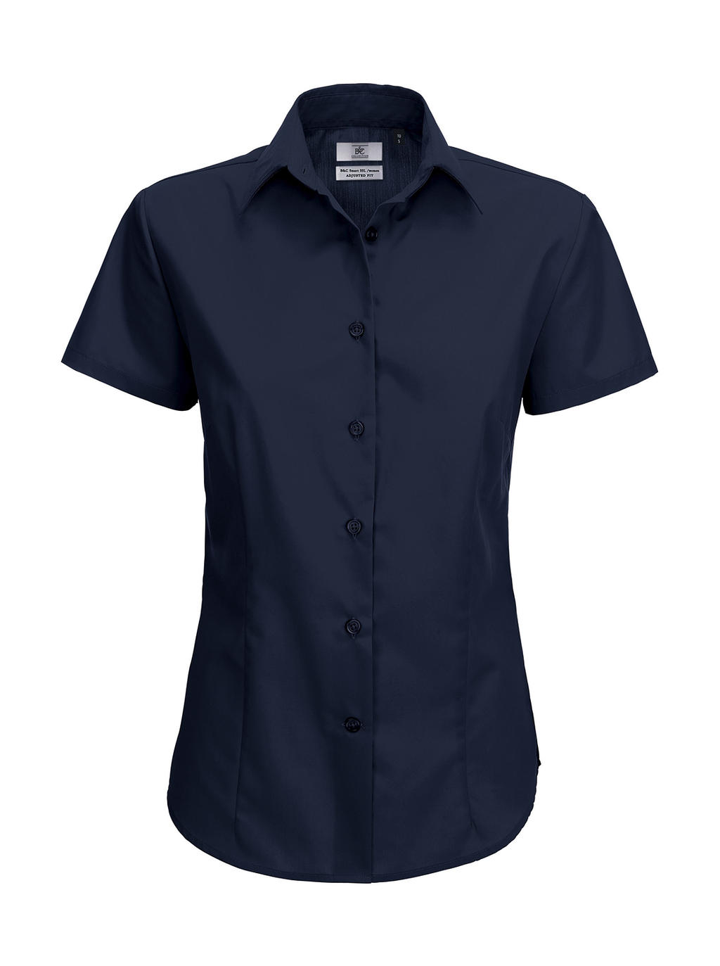  Smart SSL/women Poplin Shirt in Farbe Navy
