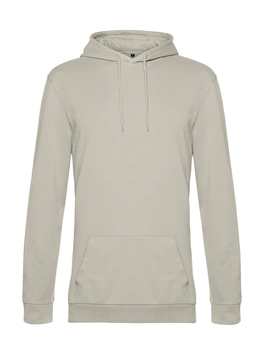  #Hoodie French Terry in Farbe Grey Fog