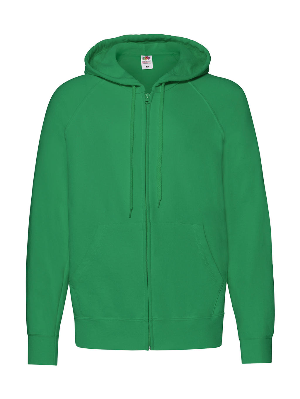  Lightweight Hooded Sweat Jacket in Farbe Kelly Green