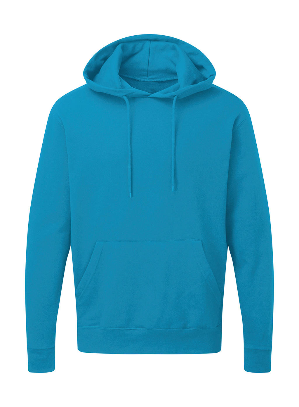  Mens Hooded Sweatshirt in Farbe Turquoise