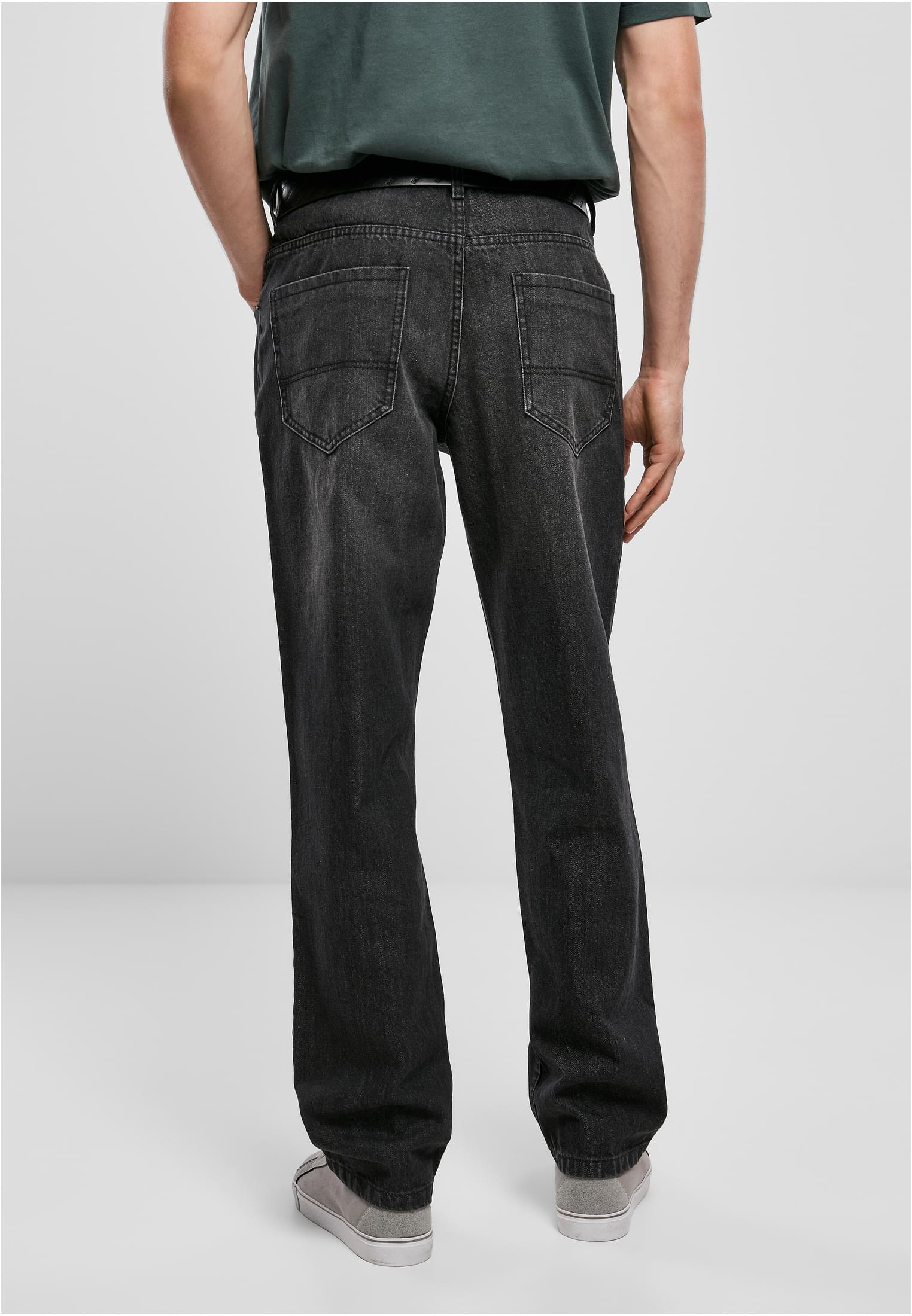 Hosen Loose Fit Jeans in Farbe real black washed