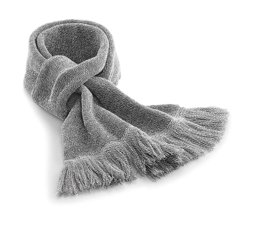  Classic Knitted Scarf in Farbe Heather Grey