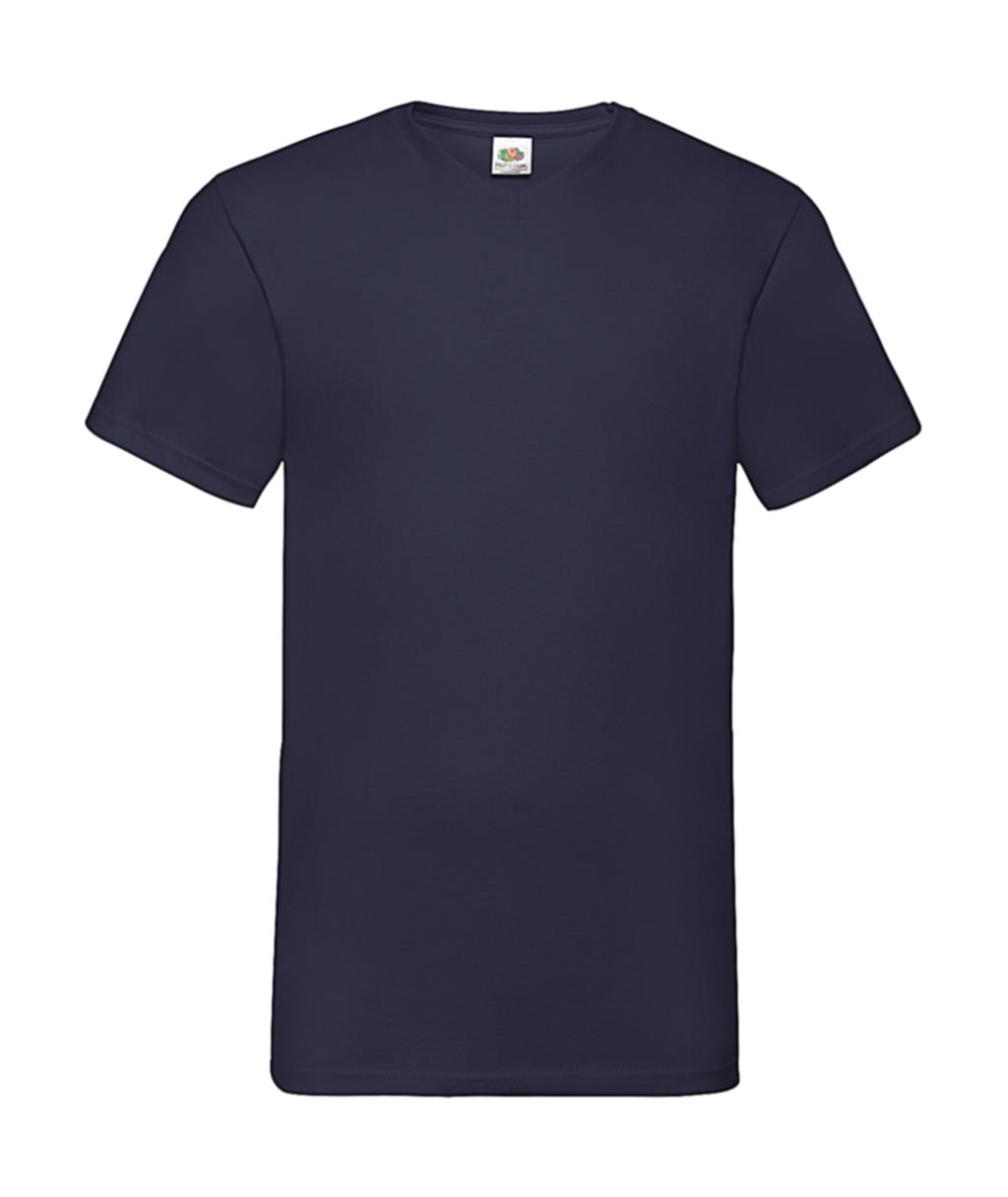  Valueweight V-Neck-Tee in Farbe Navy