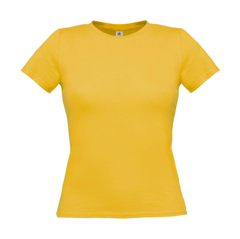  Women-Only T-Shirt in Farbe Used Yellow