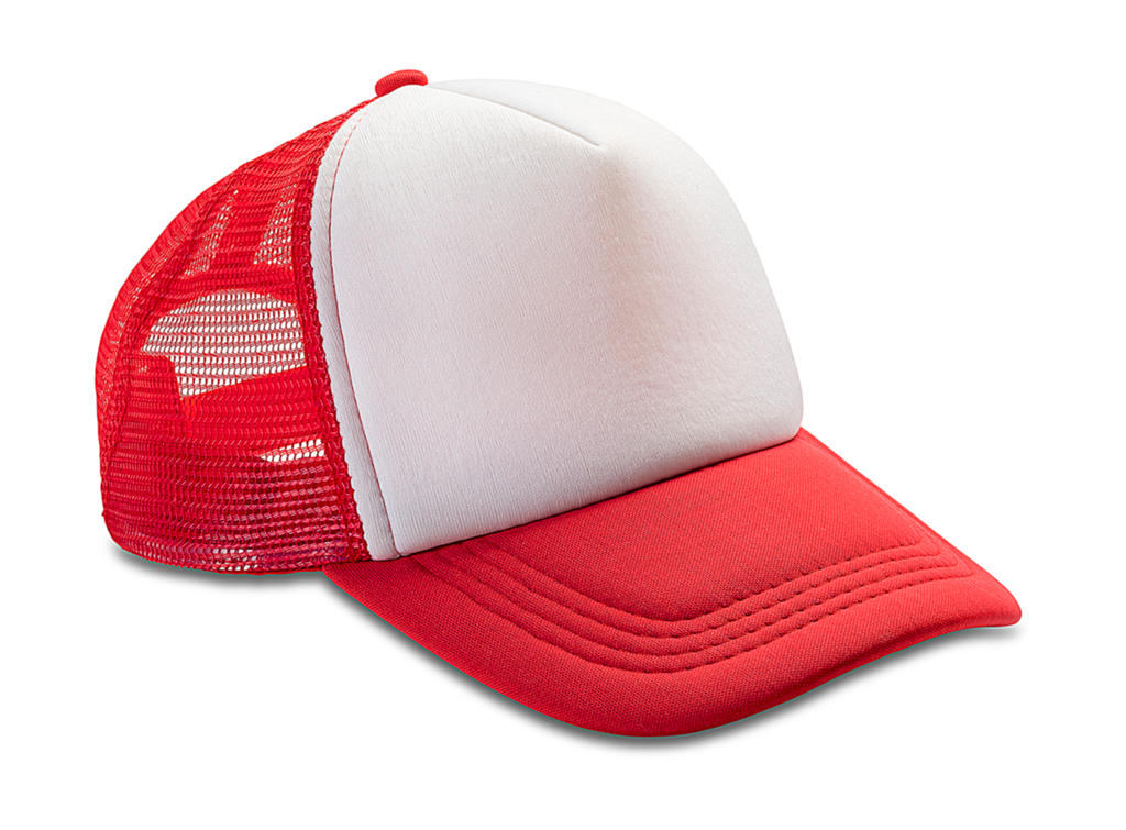  Detroit ? Mesh Truckers Cap in Farbe Red/White