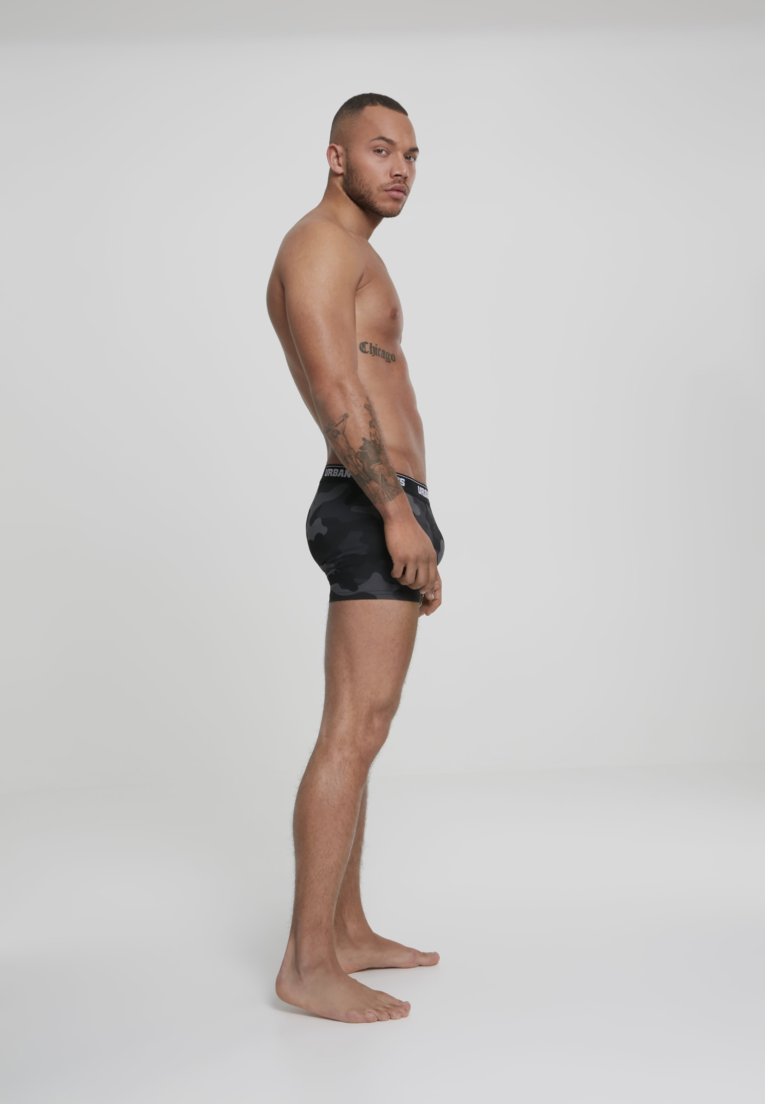 Underwear 2-Pack Camo Boxer Shorts in Farbe woodcamo + darkcamo