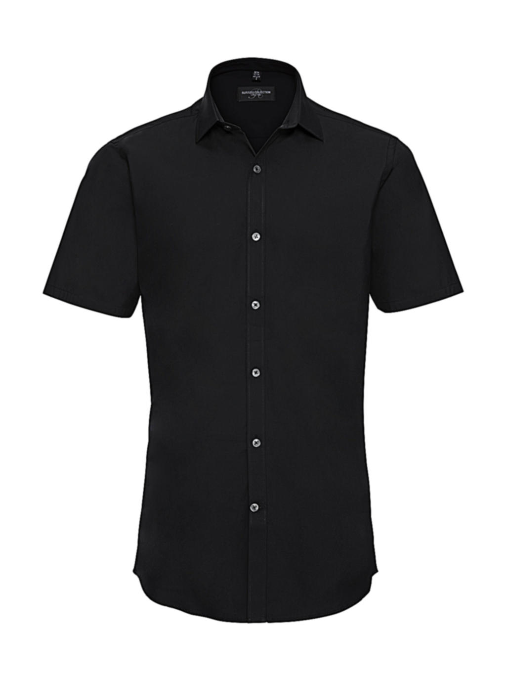  Mens Ultimate Stretch Shirt in Farbe Black