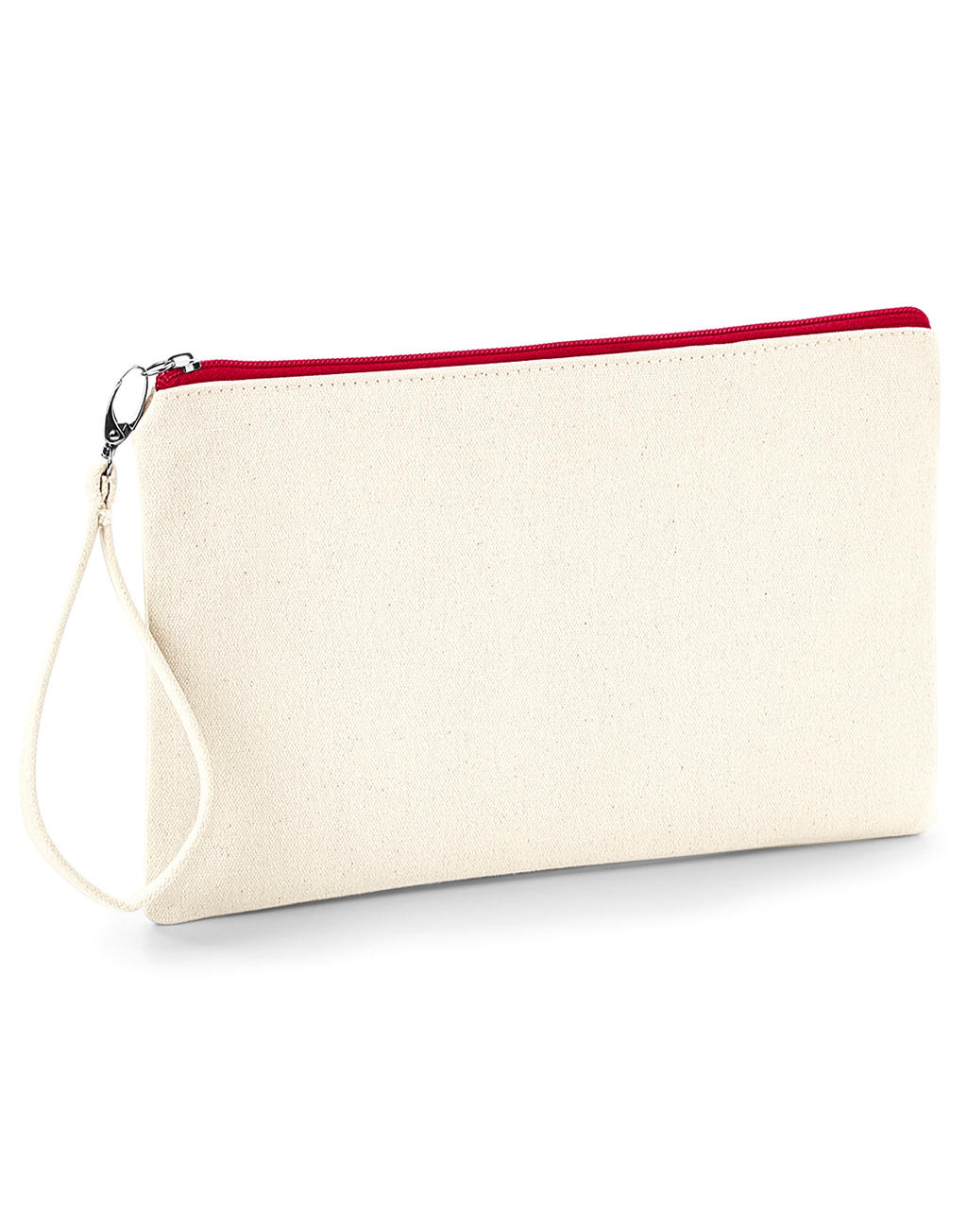  Canvas Wristlet Pouch in Farbe Natural/Black