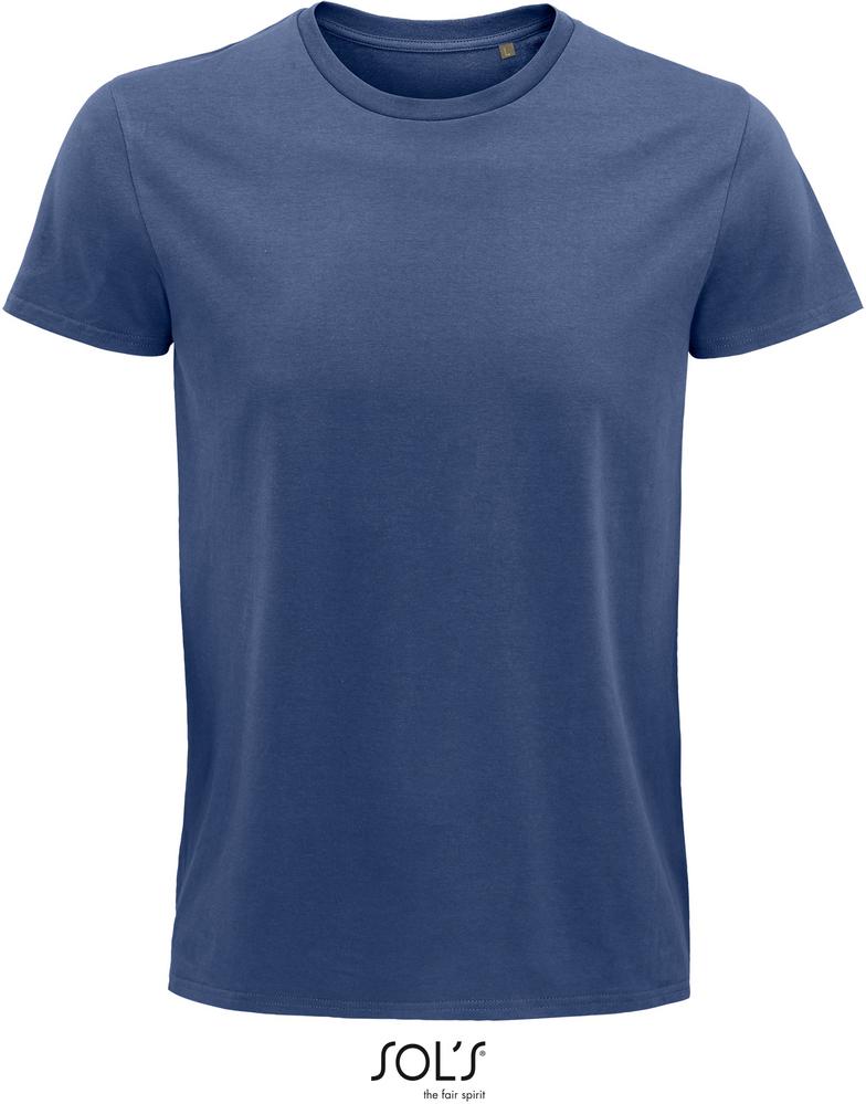 T-Shirt Pioneer Men Herren-Rundhals-T-Shirt Aus Jersey, Fitted in Farbe denim
