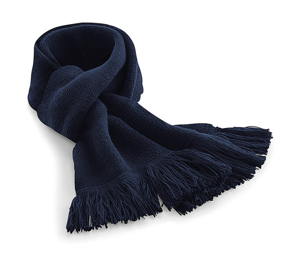  Classic Knitted Scarf in Farbe French Navy