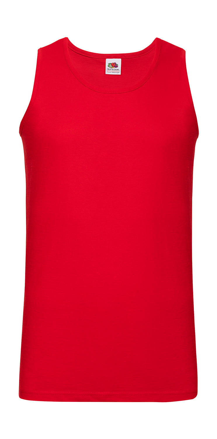  Valueweight Athletic Vest in Farbe Red