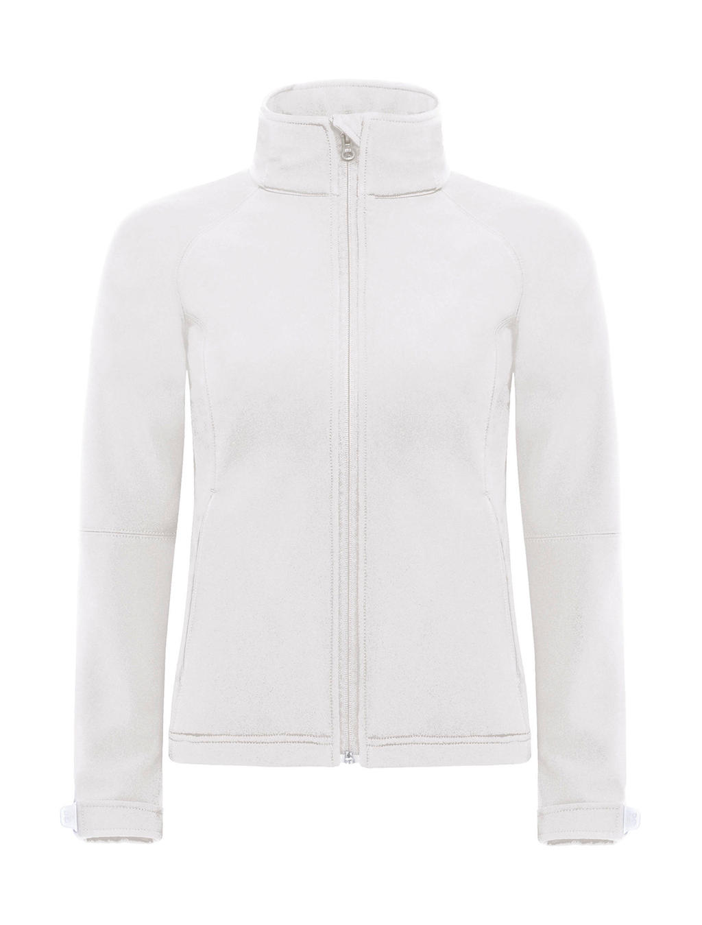  Hooded Softshell/women in Farbe White