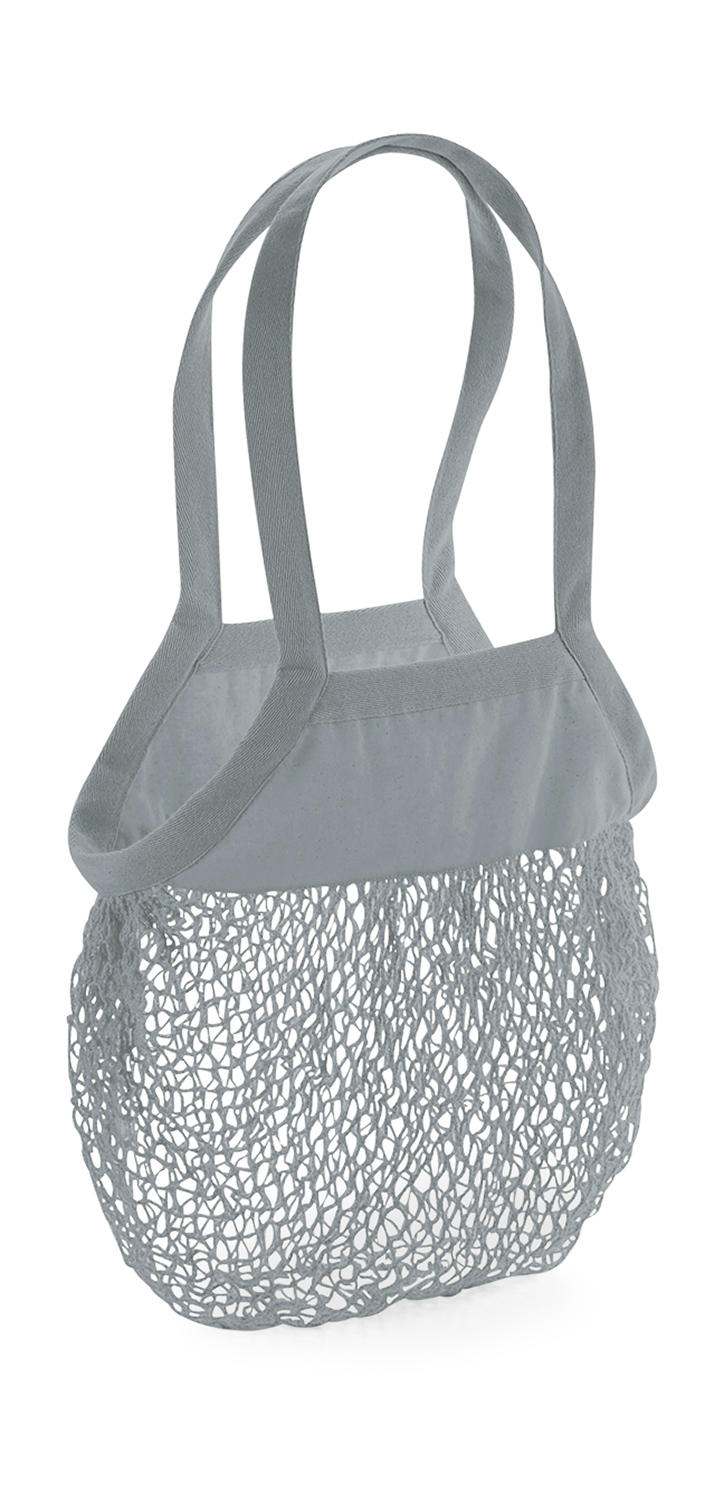  Organic Cotton Mesh Grocery Bag in Farbe Pure Grey