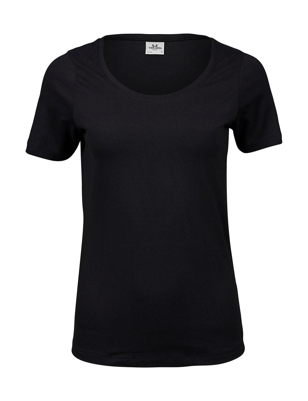  Ladies Stretch Tee in Farbe Black