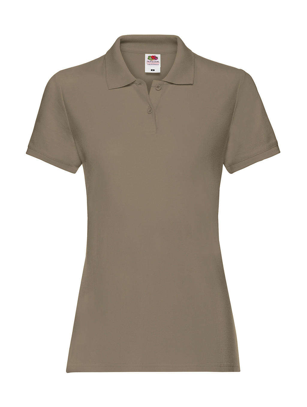  Ladies Premium Polo in Farbe Khaki