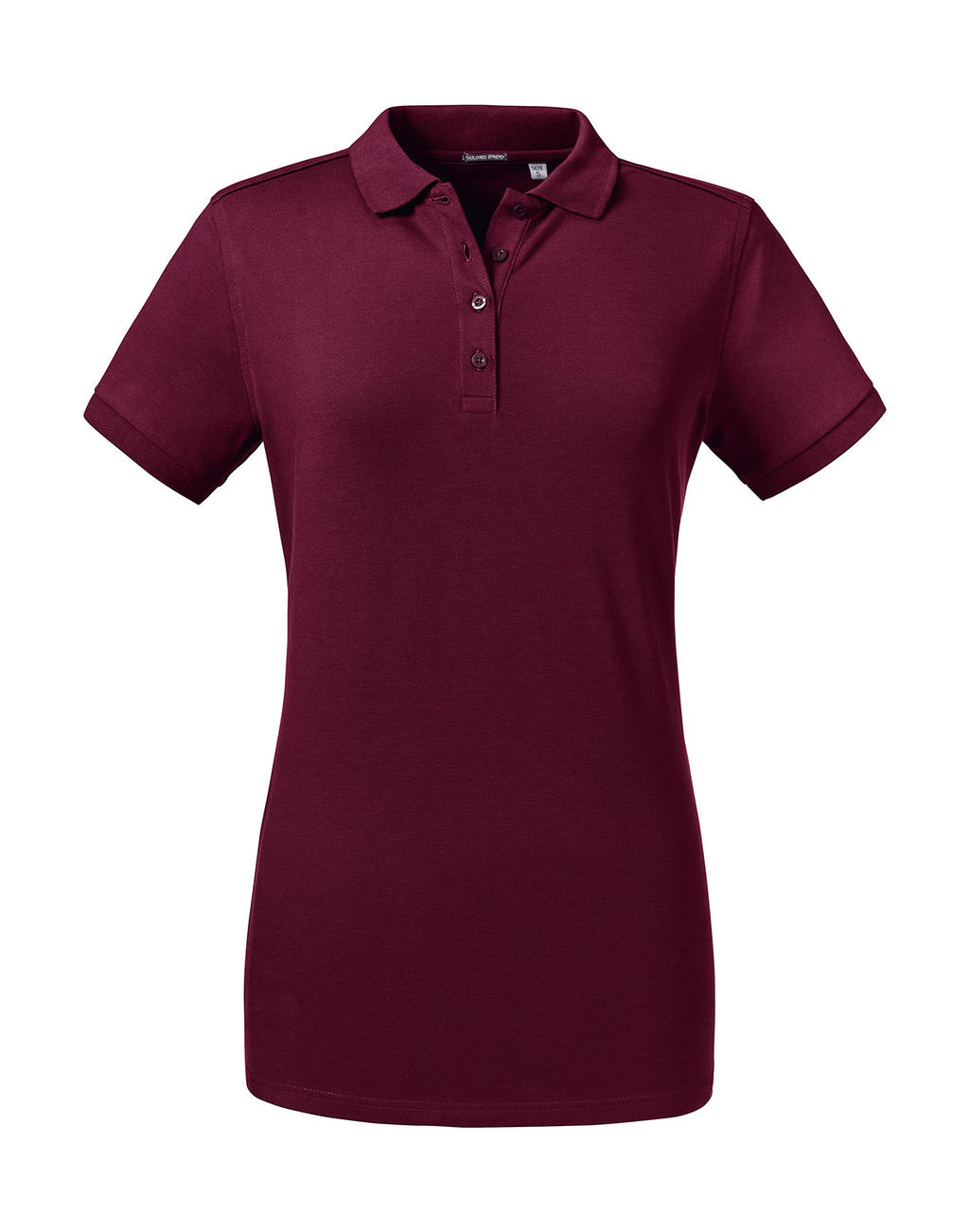  Ladies Tailored Stretch Polo in Farbe Burgundy