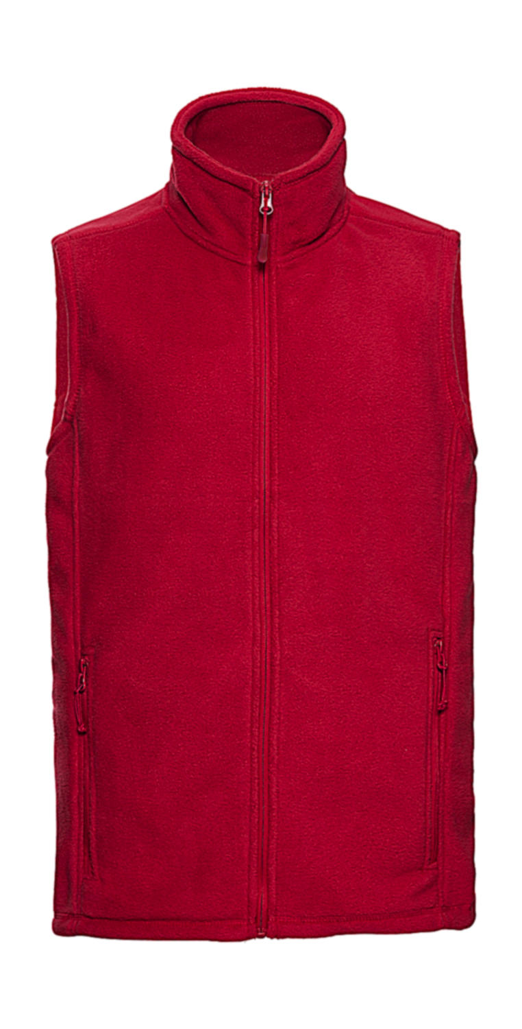  Mens Gilet Outdoor Fleece in Farbe Classic Red