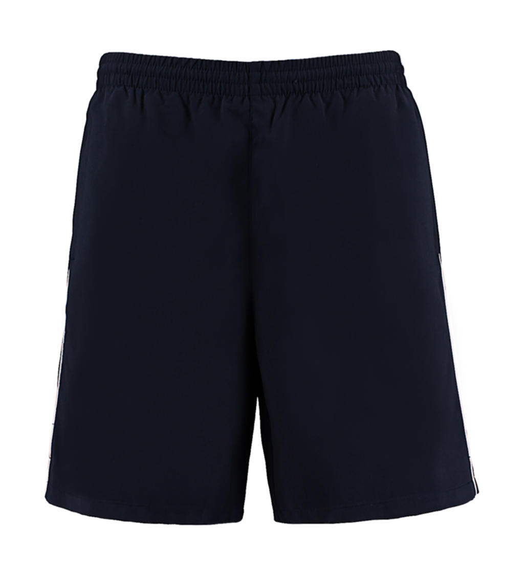  Classic Fit Track Short in Farbe Navy/White