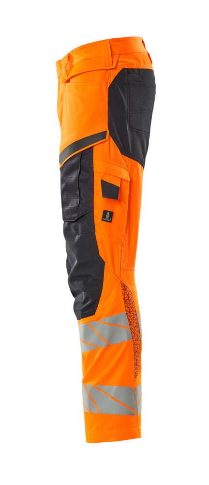 Hose mit Knietaschen ACCELERATE SAFE Hose mit Knietaschen in Farbe Hi-vis Orange/Schwarzblau