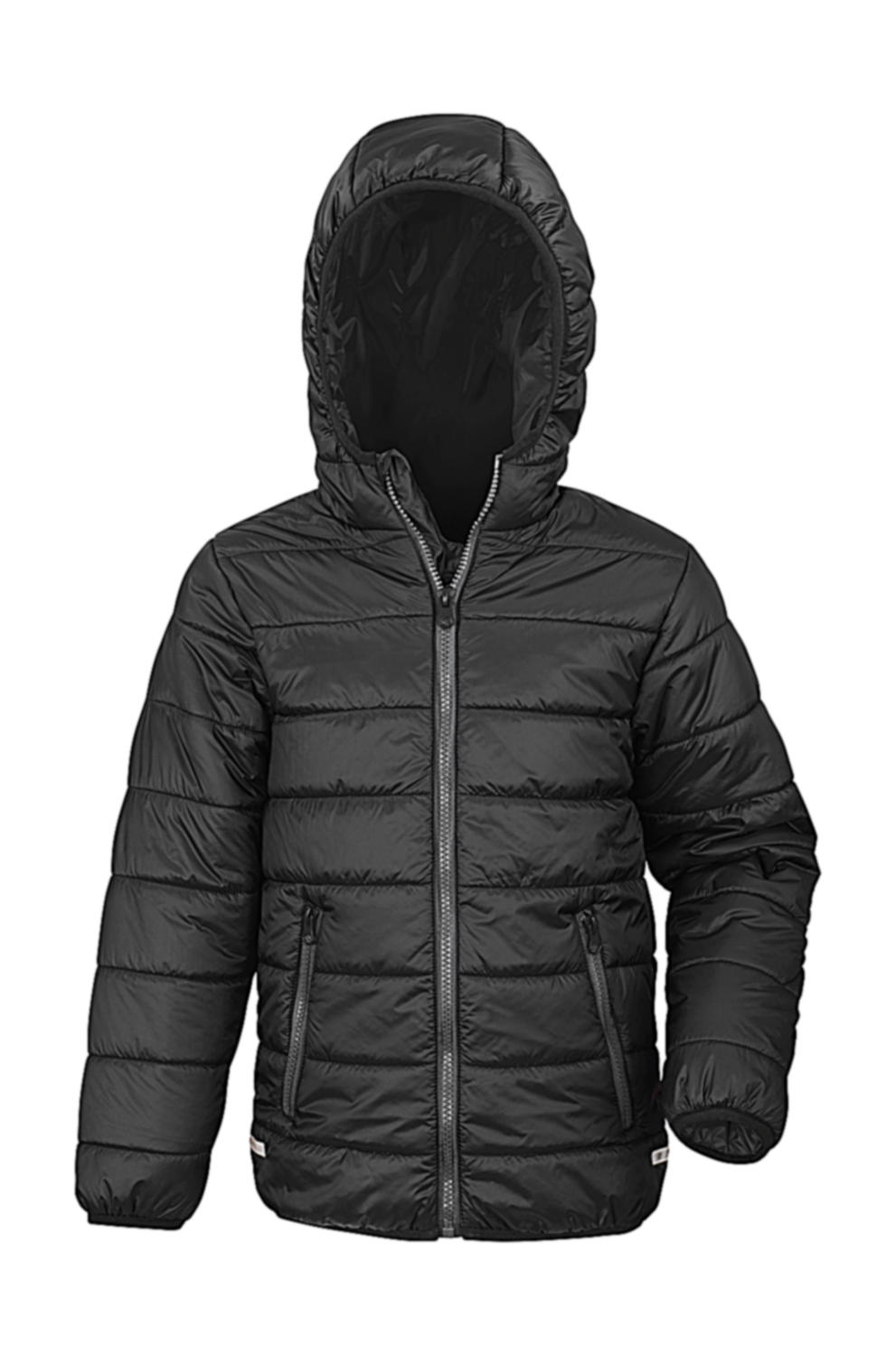  Junior/Youth Soft Padded Jacket in Farbe Black