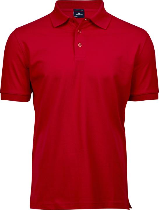  Luxury Stretch Polo in Farbe Red