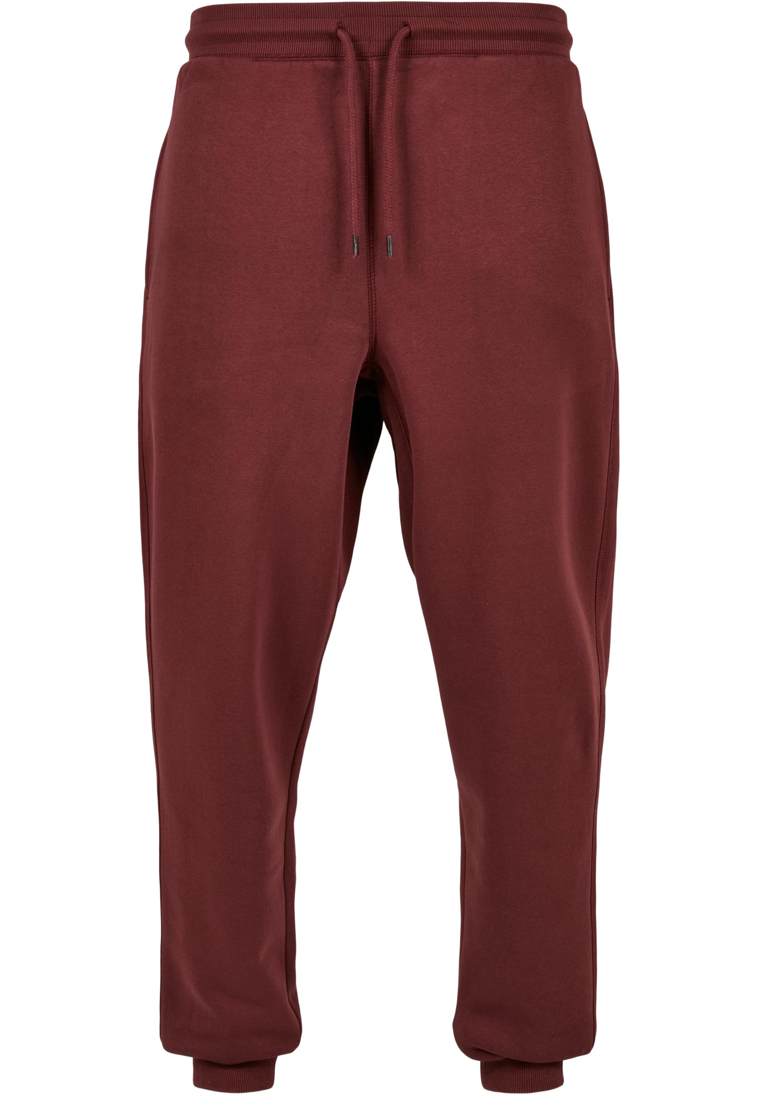 Herren Basic Sweatpants in Farbe cherry