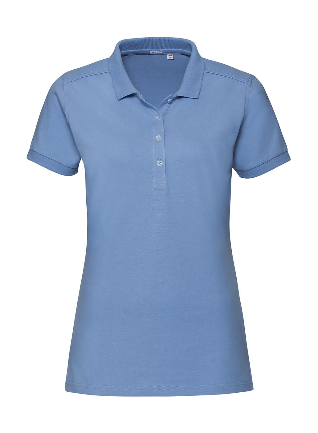  Ladies Fitted Stretch Polo in Farbe Sky