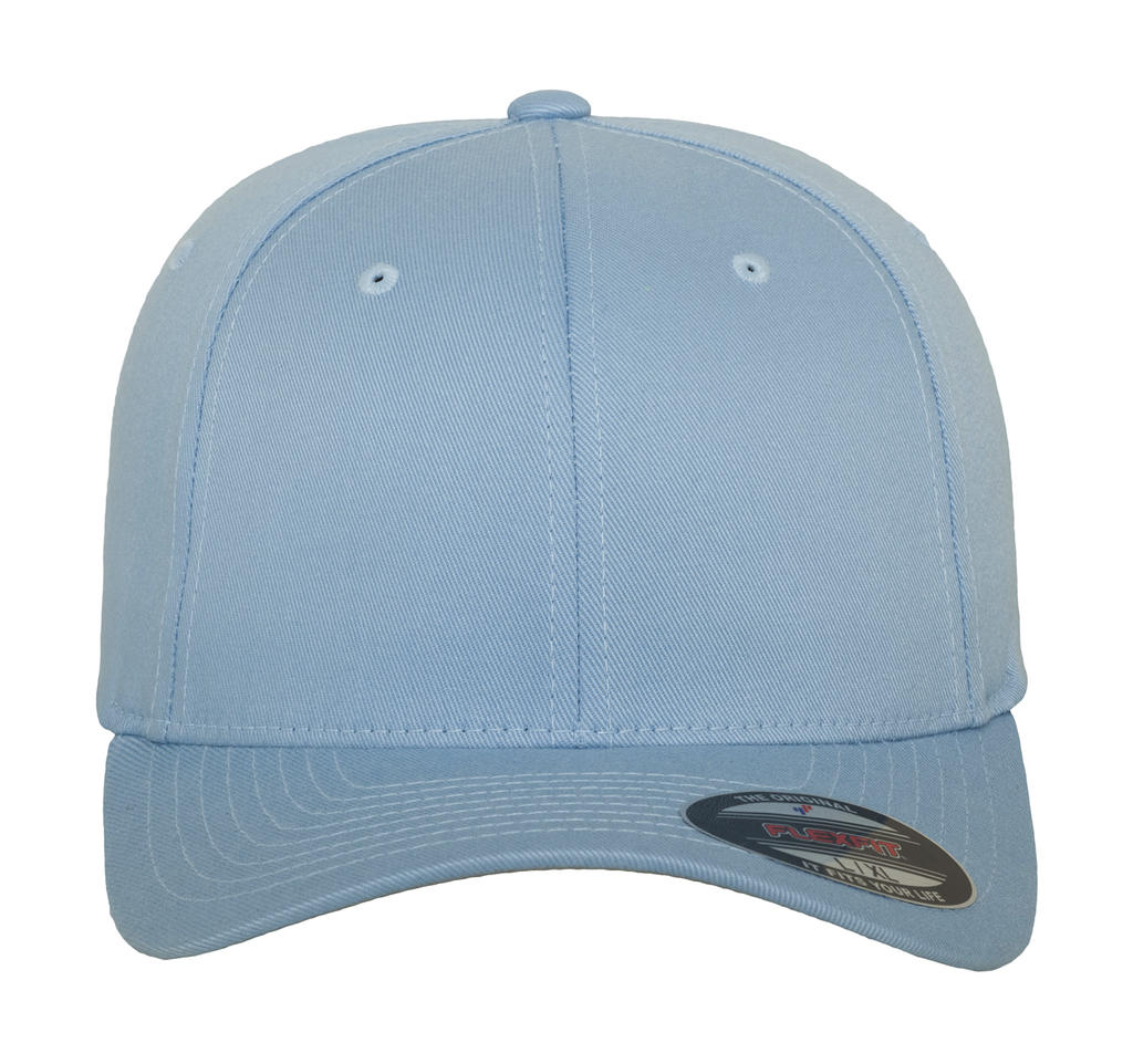  Fitted Baseball Cap in Farbe Carolina Blue