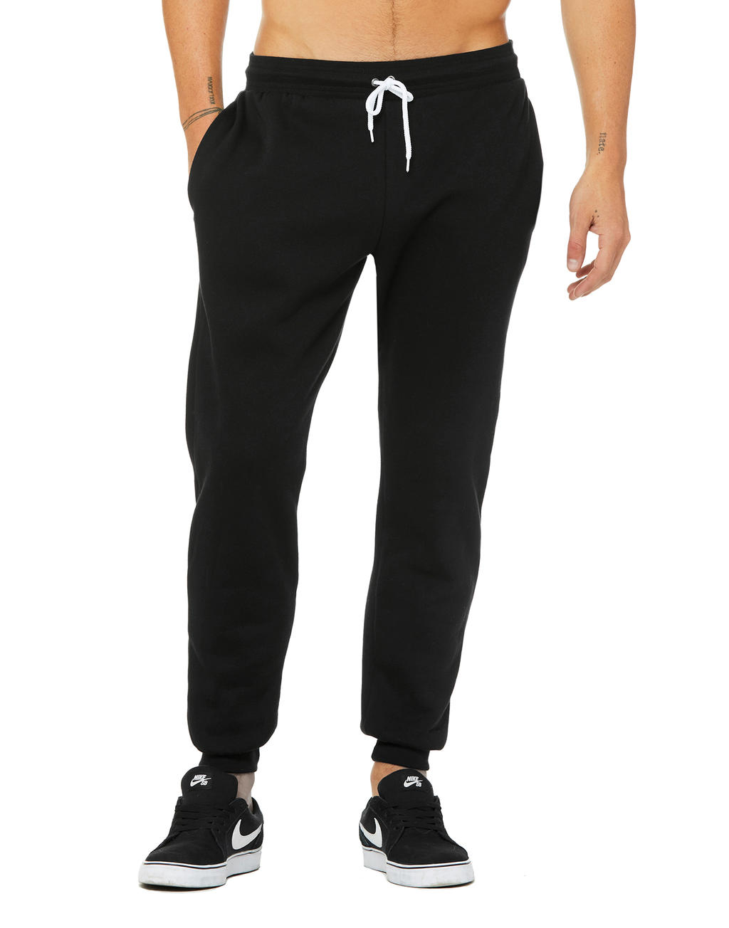  Unisex Jogger Sweatpants in Farbe Black