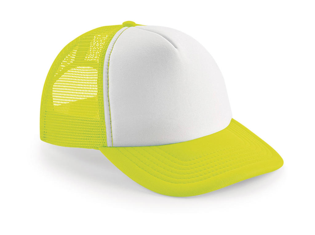  Vintage Snapback Trucker in Farbe Fluorescent Yellow/White
