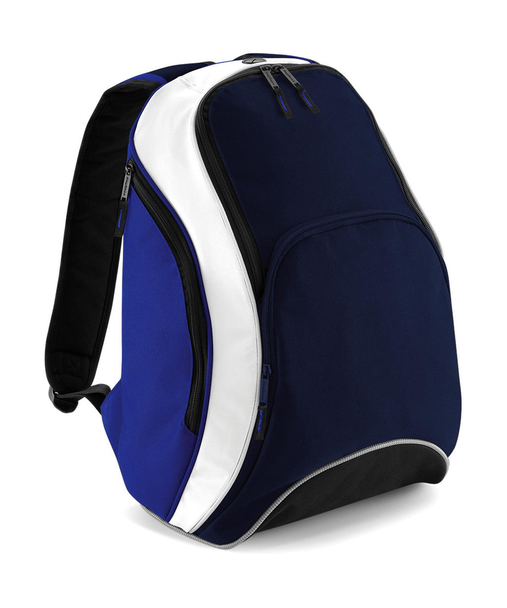  Teamwear Backpack in Farbe French Navy/Bright Royal/White