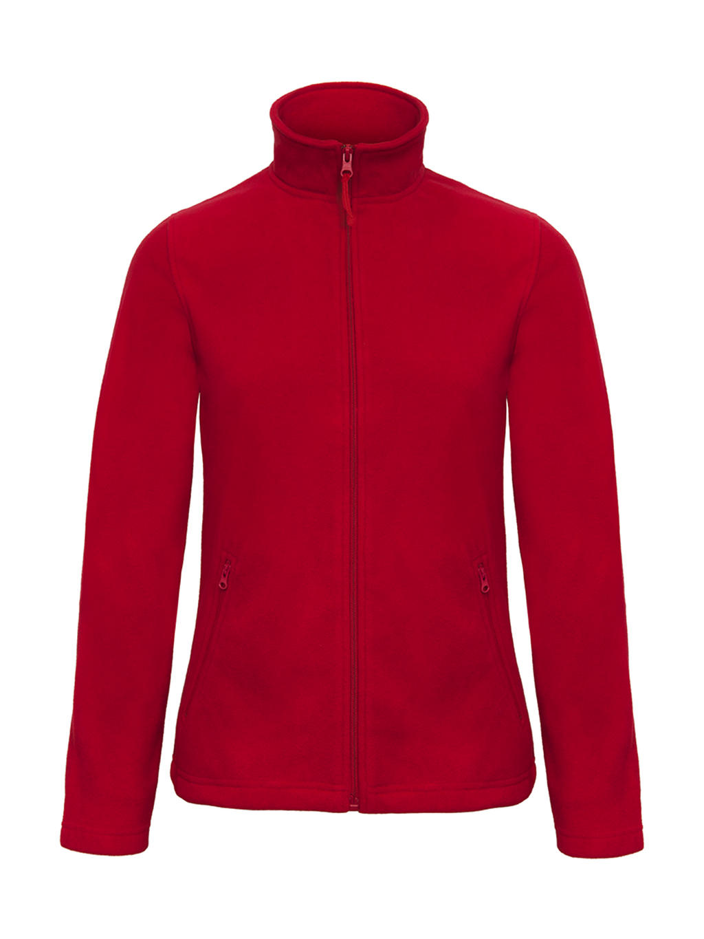  ID.501/women Micro Fleece Full Zip in Farbe Red