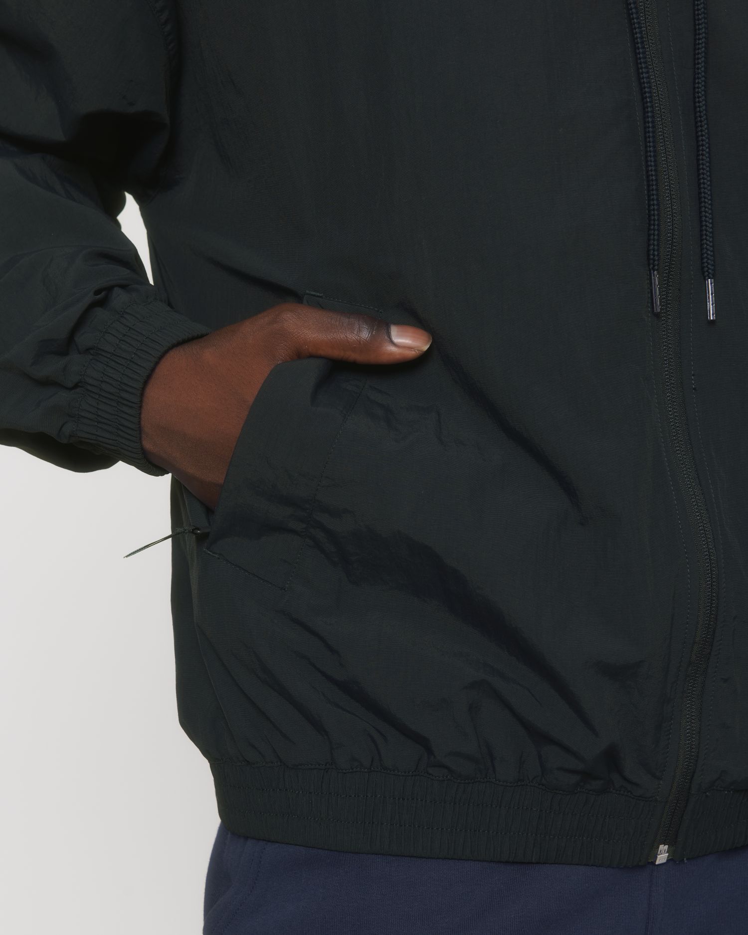 Non Padded Jacket Tracker in Farbe Black