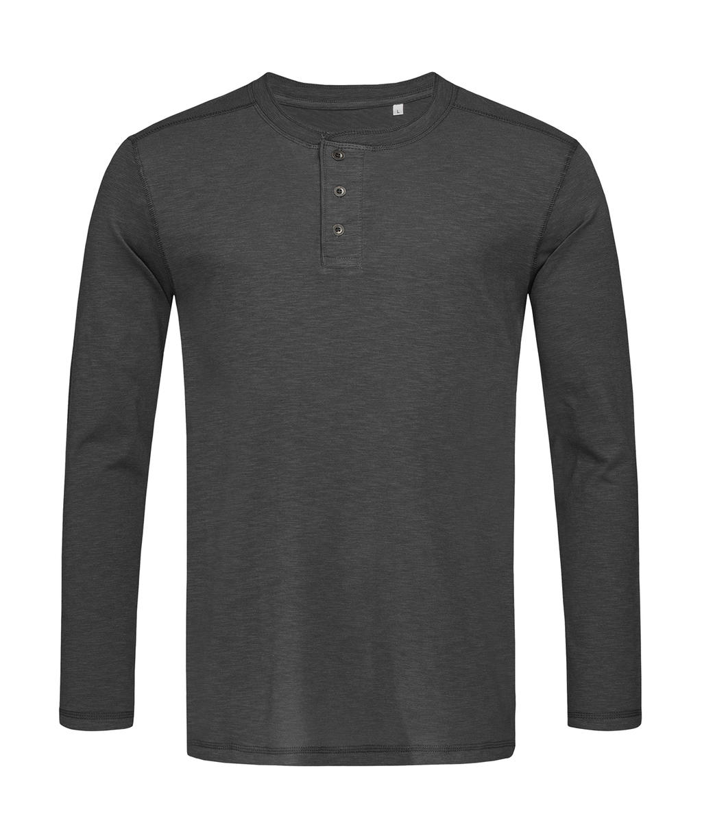  Shawn Henley LS T-shirt Men in Farbe Slate Grey