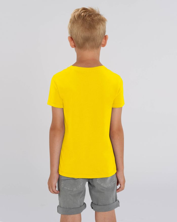 Kids T-Shirt Mini Creator in Farbe Golden Yellow