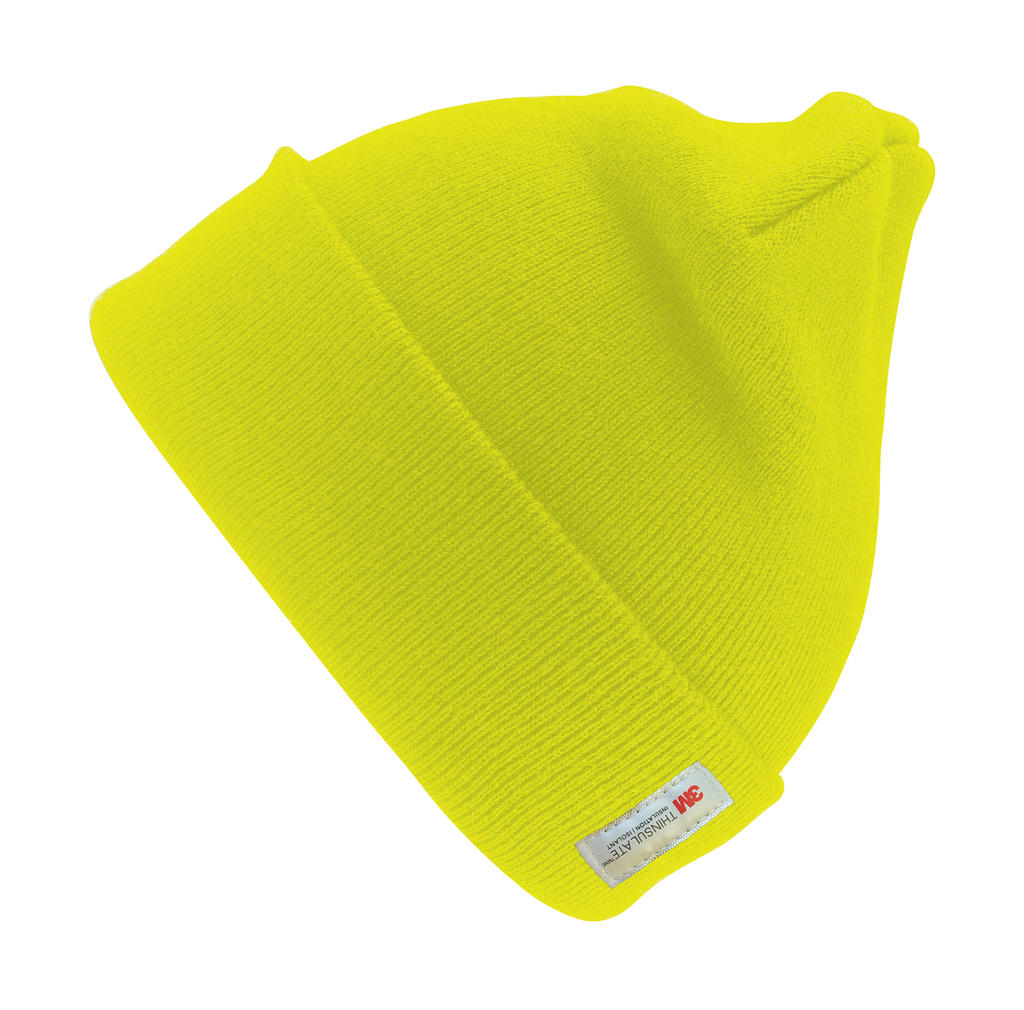  Heavyweight Thinsulate? Woolly Ski Hat in Farbe Fluorescent Yellow