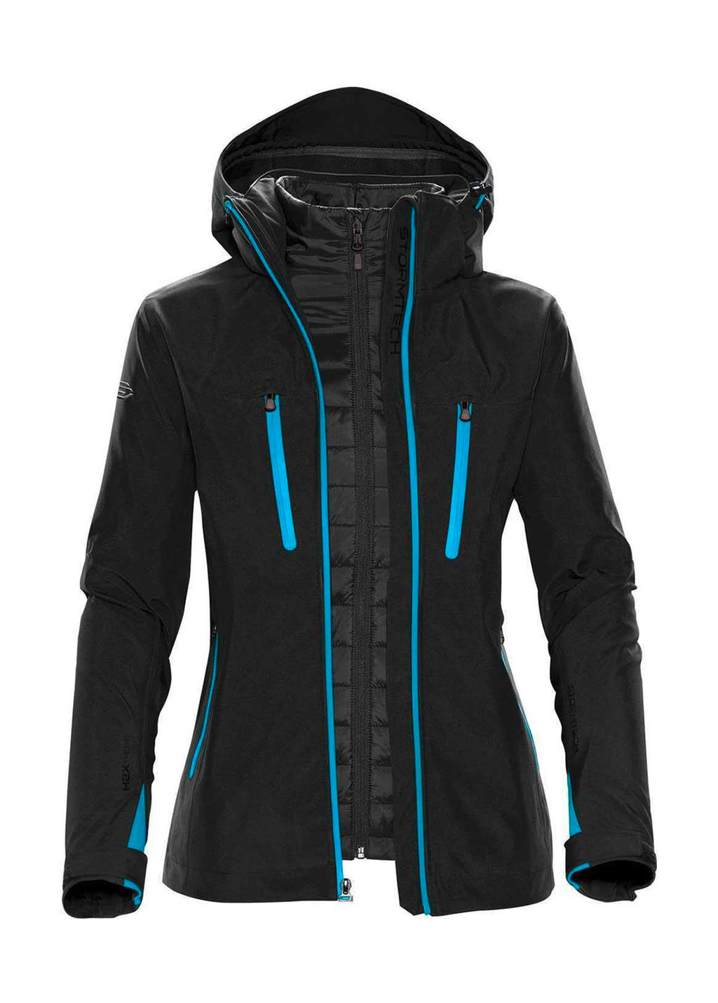  Womens Matrix System Jacket in Farbe Black/Electric