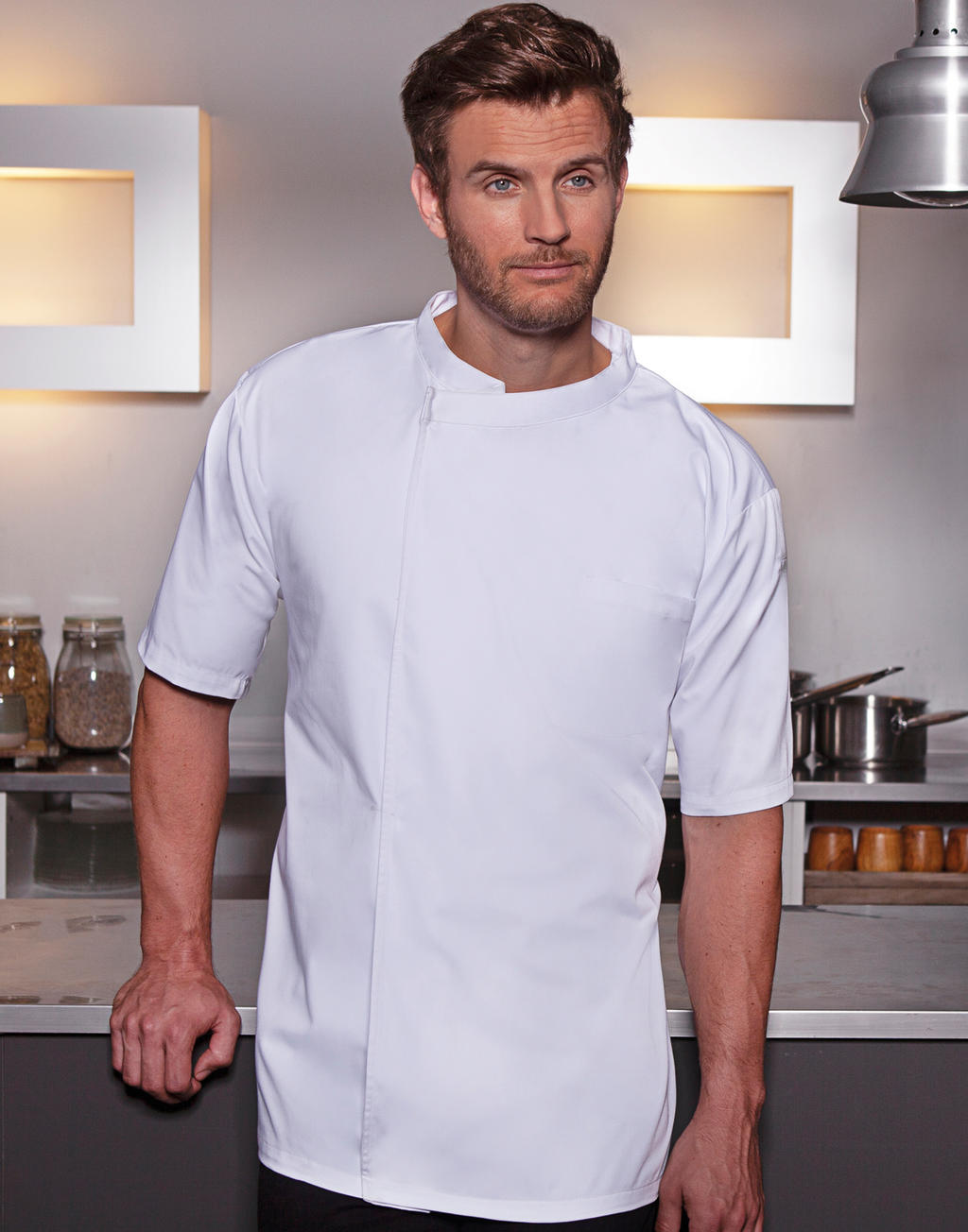 Chef's Shirt Basic Short Sleeve