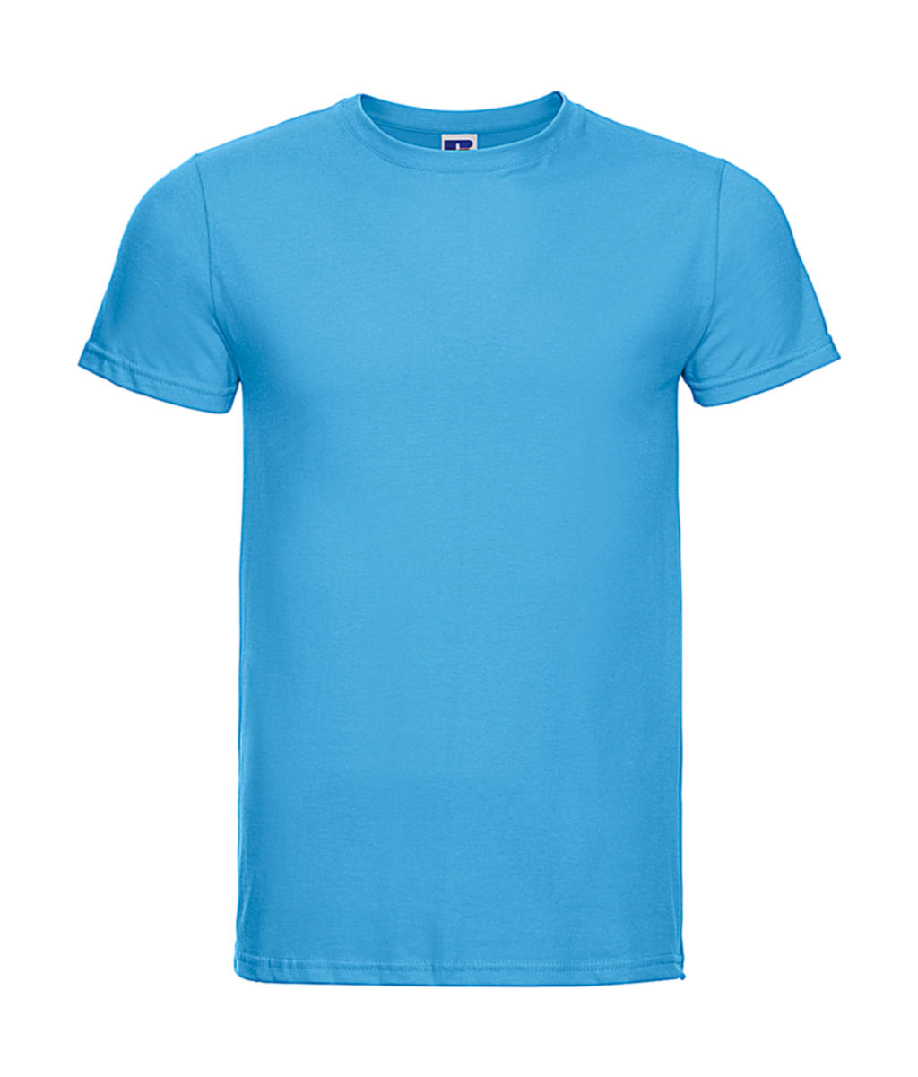  Mens Slim T in Farbe Turquoise