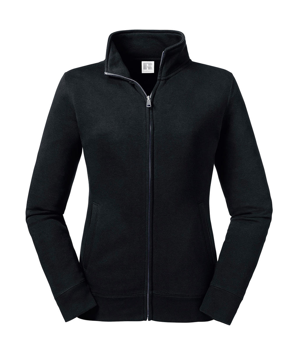  Ladies Authentic Sweat Jacket in Farbe Black