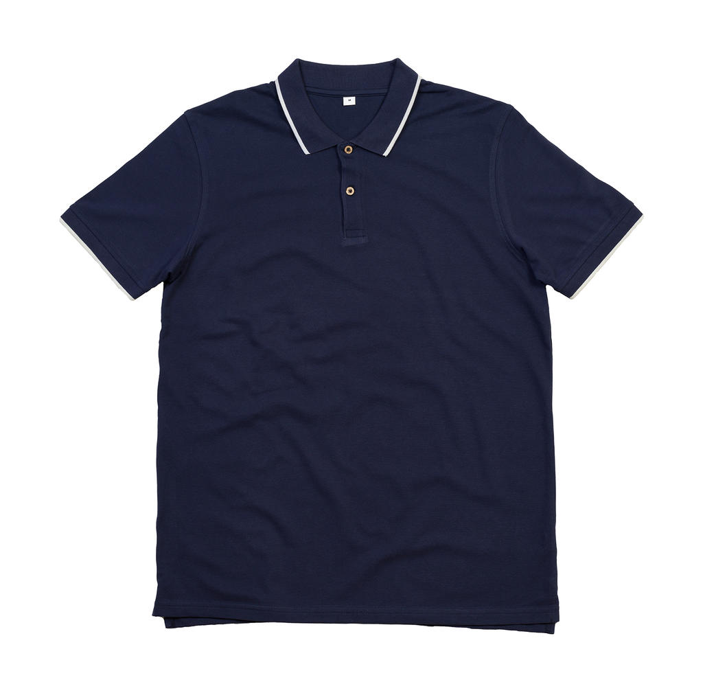  The Tipped Polo in Farbe Navy/White