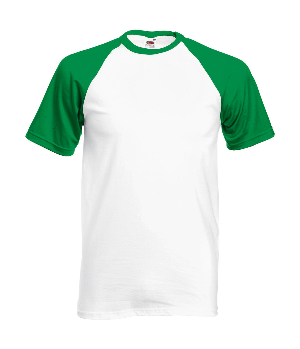  Valueweight Baseball T in Farbe White/Kelly Green