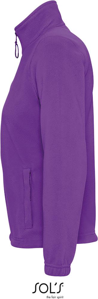 Fleece North Women Damen Fleece Jacke in Farbe dark purple