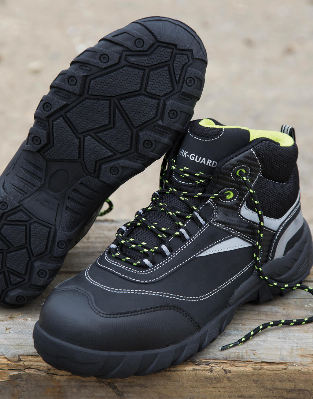  Blackwatch Safety Boot in Farbe Black/Silver