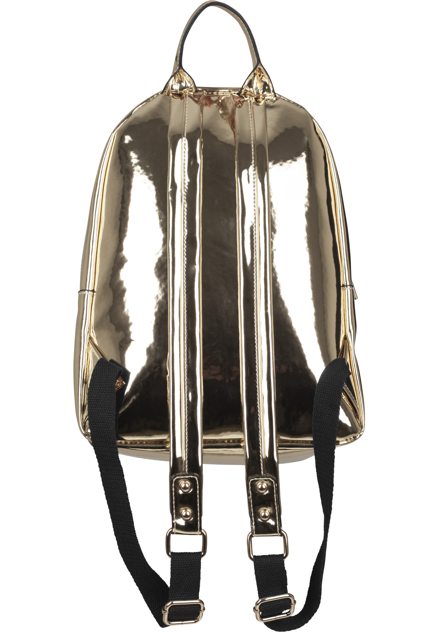 Accessories Midi Metallic Backpack in Farbe gold